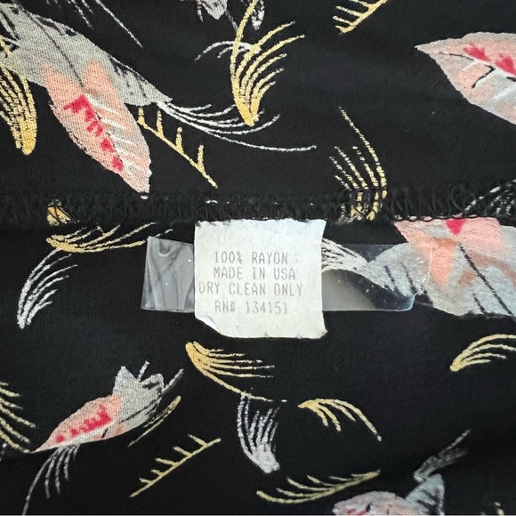 VINTAGE OTIS & MACLAIN Japanese Print Blouse - Picture 11 of 12